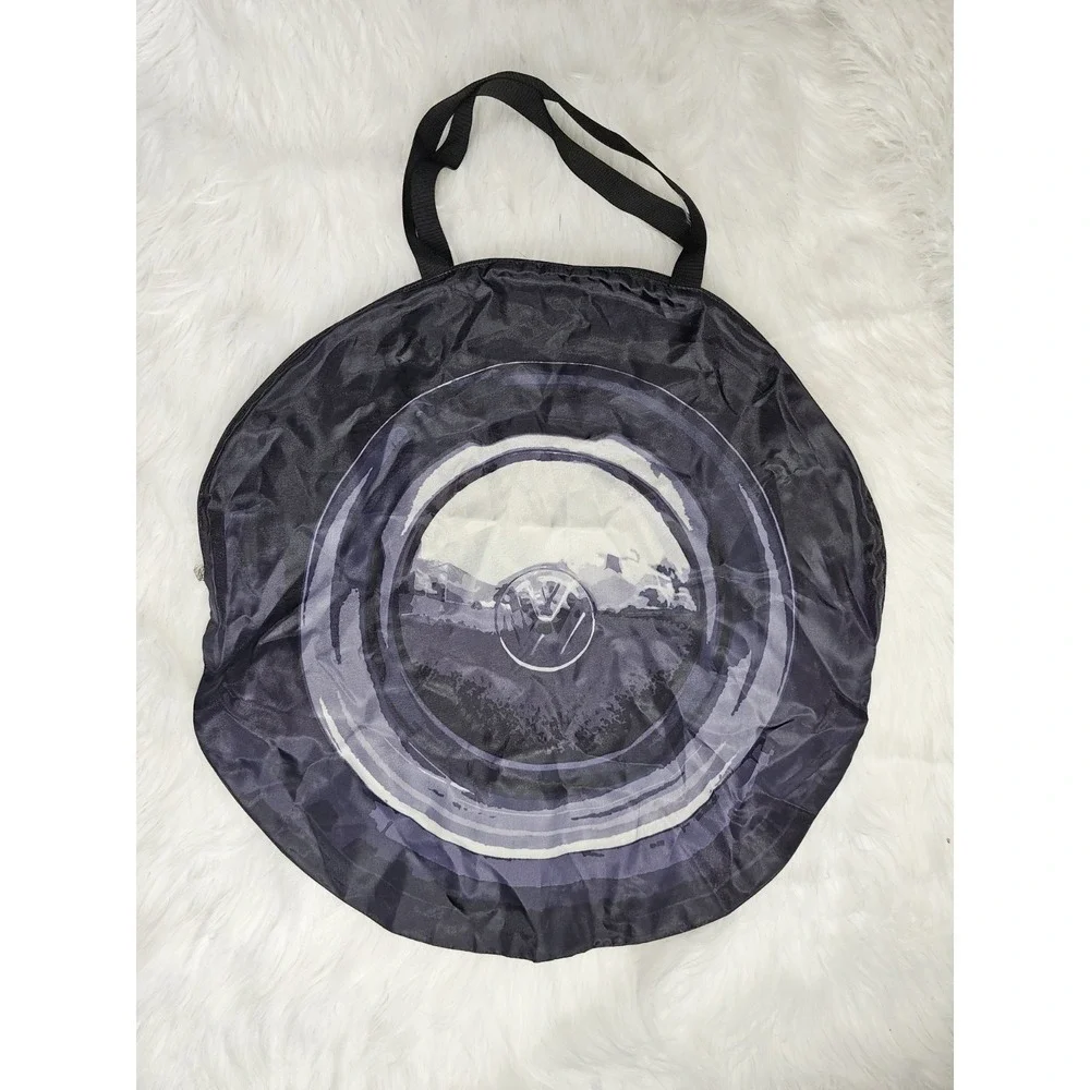 Super Rare Round VW Racing Car Enthusiast TOTE BAG Travel Bag Beach Bag